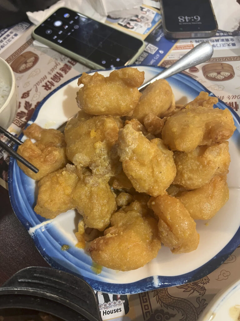golden salted egg yolk shrimp